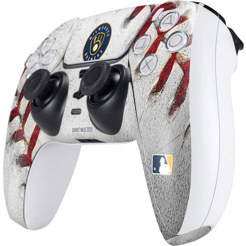MLB Milwaukee Brewers Game Ball PS5 Controller Skin
