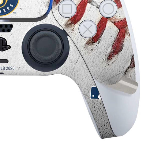 MLB Milwaukee Brewers Game Ball PS5 Controller Skin