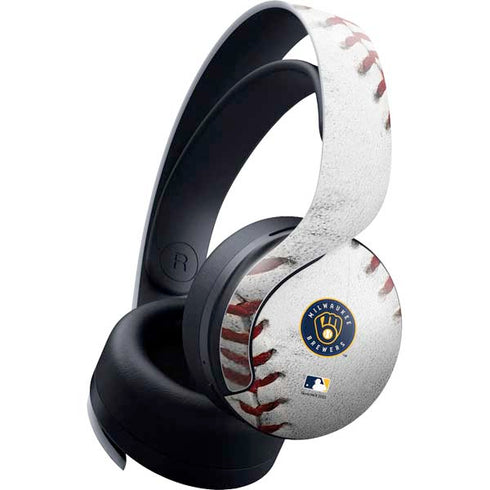 MLB Milwaukee Brewers Game Ball PULSE 3D Wireless Headset for PS5 Skin
