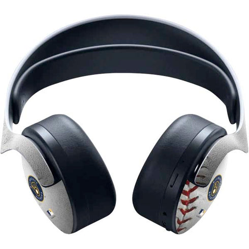 MLB Milwaukee Brewers Game Ball PULSE 3D Wireless Headset for PS5 Skin