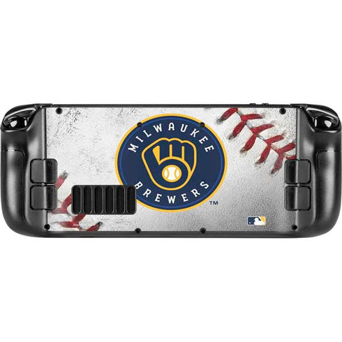 MLB Milwaukee Brewers Game Ball Steam Deck Handheld Gaming Computer Skin
