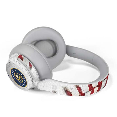 MLB Milwaukee Brewers Game Ball Surface Headphones Skin
