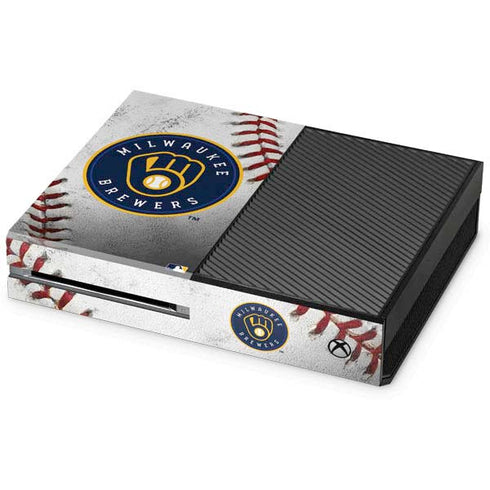 MLB Milwaukee Brewers Game Ball Xbox One Console Skin
