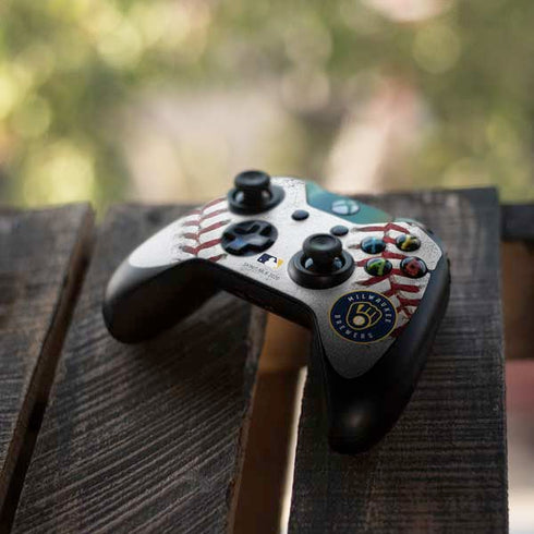 MLB Milwaukee Brewers Game Ball Xbox One Controller Skin