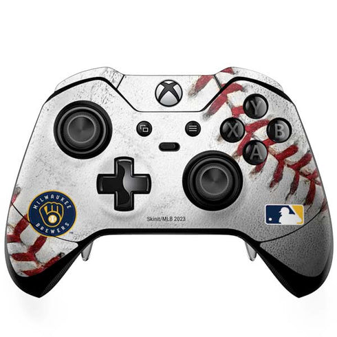 MLB Milwaukee Brewers Game Ball Xbox One Elite Controller Skin