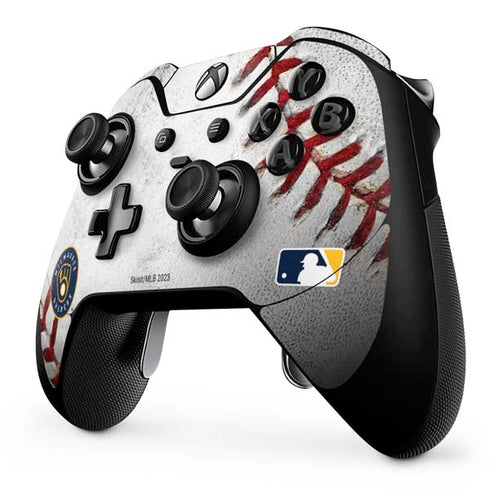 MLB Milwaukee Brewers Game Ball Xbox One Elite Controller Skin