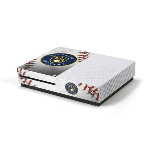 MLB Milwaukee Brewers Game Ball Xbox One S Console Skin