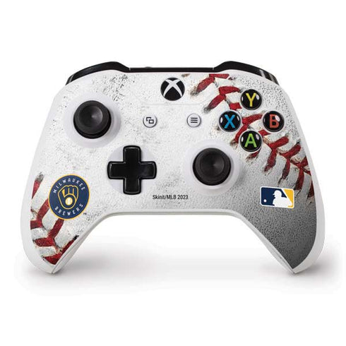 MLB Milwaukee Brewers Game Ball Xbox One S Controller Skin