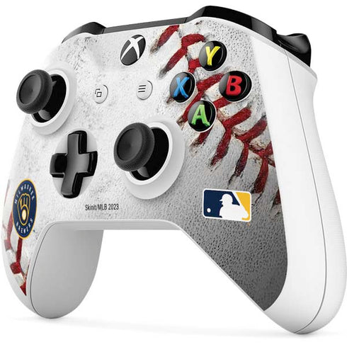 MLB Milwaukee Brewers Game Ball Xbox One S Controller Skin