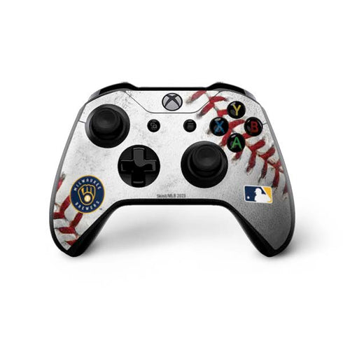 MLB Milwaukee Brewers Game Ball Xbox One X Controller Skin