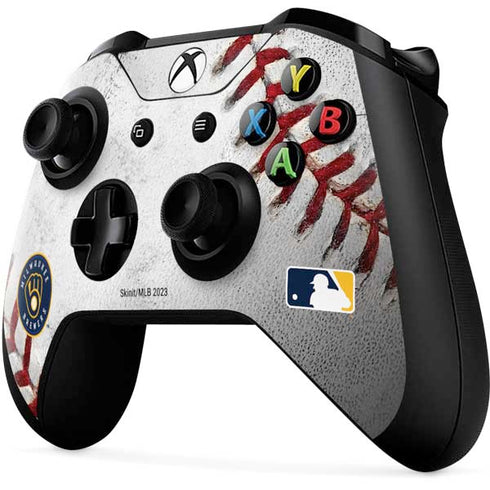 MLB Milwaukee Brewers Game Ball Xbox One X Controller Skin