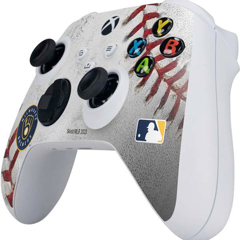 MLB Milwaukee Brewers Game Ball Xbox Series S Controller Skin