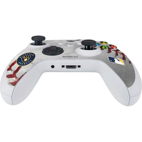MLB Milwaukee Brewers Game Ball Xbox Series S Controller Skin