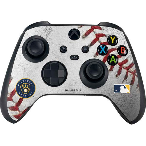 MLB Milwaukee Brewers Game Ball Xbox Series X Controller Skin