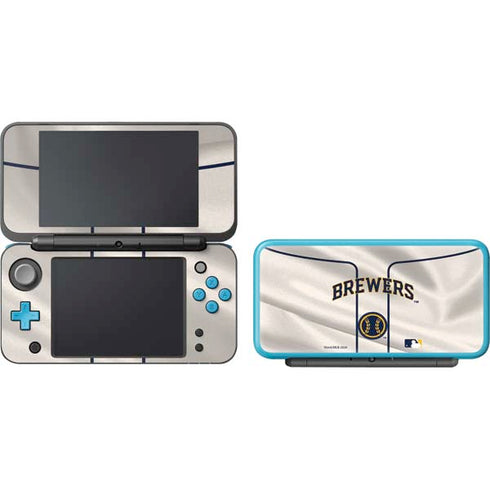 MLB Milwaukee Brewers Home Jersey Nintendo 2DS XL (2017) Skin