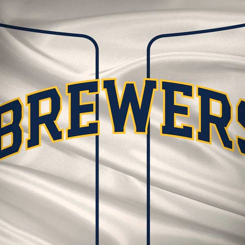 MLB Milwaukee Brewers Home Jersey Dell Alienware Skin