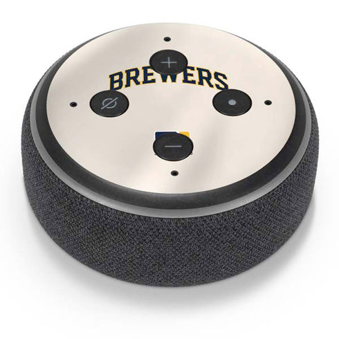 MLB Milwaukee Brewers Home Jersey Amazon Echo Dot Skin