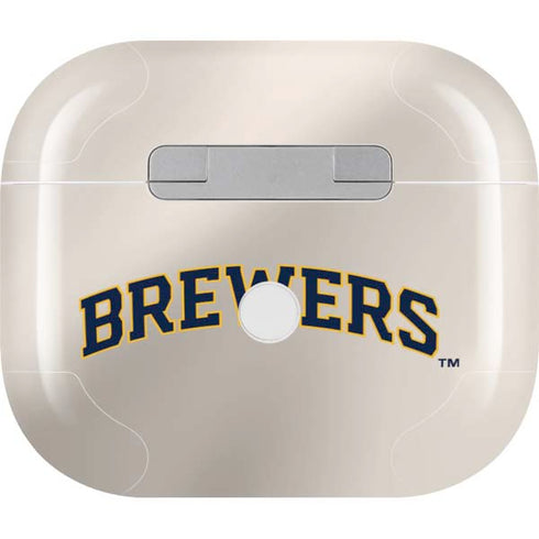 MLB Milwaukee Brewers Home Jersey Apple AirPods (3rd Gen 2021) Skin