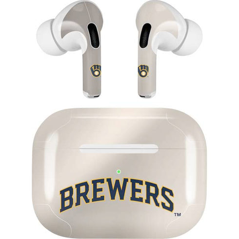 MLB Milwaukee Brewers Home Jersey Apple AirPods Pro Skin