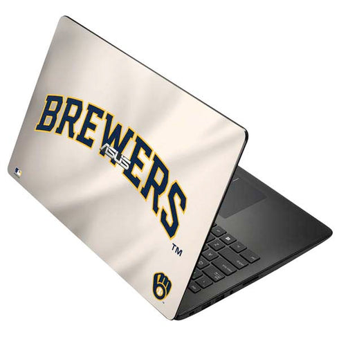 MLB Milwaukee Brewers Home Jersey Asus X502CA 15.6 Skin