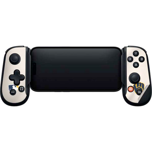 MLB Milwaukee Brewers Home Jersey Backbone One for iPhone Game Controller Skin