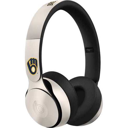 MLB Milwaukee Brewers Home Jersey Beats Solo Pro Skin
