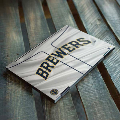 MLB Milwaukee Brewers Home Jersey HP Envy Skin