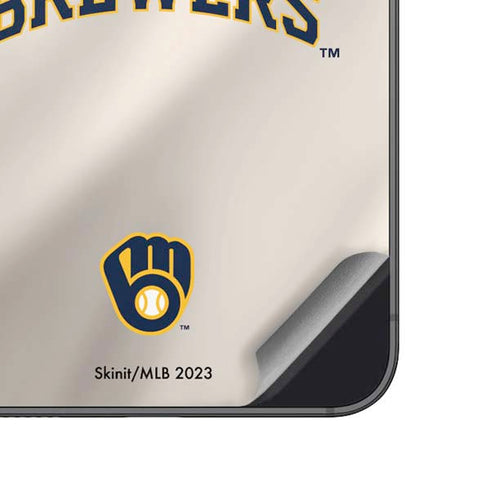 MLB Milwaukee Brewers Home Jersey Galaxy A14 5G Skin