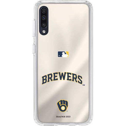 MLB Milwaukee Brewers Home Jersey Galaxy A50 Clear Case