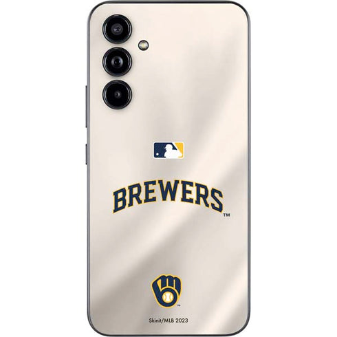 MLB Milwaukee Brewers Home Jersey Galaxy A54 5G Skin