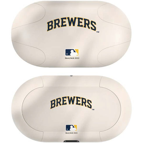 MLB Milwaukee Brewers Home Jersey Galaxy Buds Skin