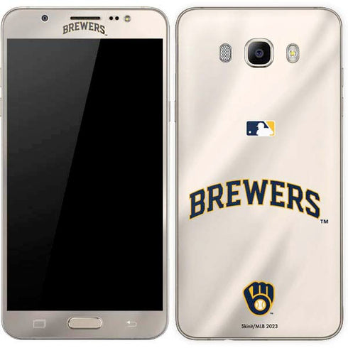 MLB Milwaukee Brewers Home Jersey Galaxy J7 Skin