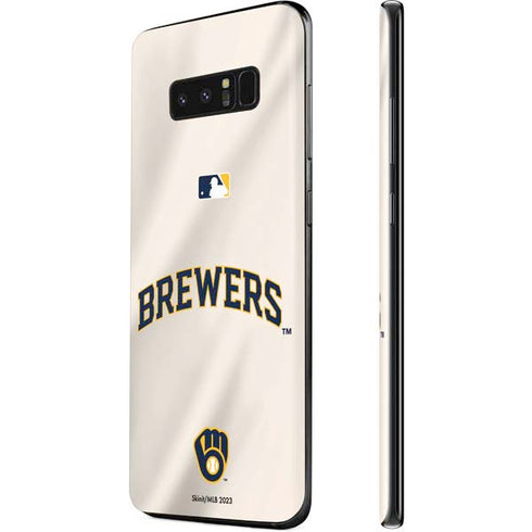 MLB Milwaukee Brewers Home Jersey Galaxy Note 8 Skin