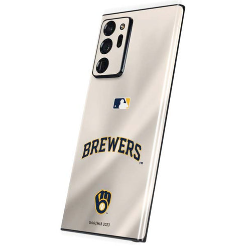 MLB Milwaukee Brewers Home Jersey Galaxy Note20 Ultra 5G Skin
