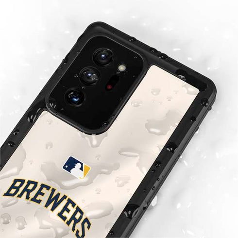 MLB Milwaukee Brewers Home Jersey Galaxy Note20 Ultra 5G Waterproof Case