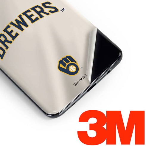 MLB Milwaukee Brewers Home Jersey Galaxy S10 Skin