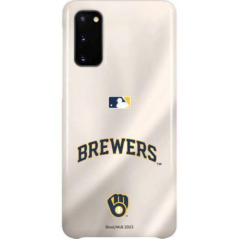 MLB Milwaukee Brewers Home Jersey Galaxy S20 Lite Case