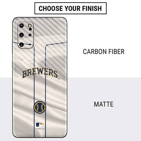 MLB Milwaukee Brewers Home Jersey Galaxy S20 Plus Skin