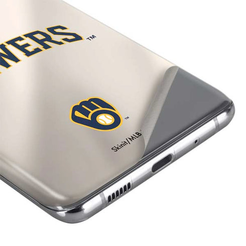 MLB Milwaukee Brewers Home Jersey Galaxy S20 Plus Skin