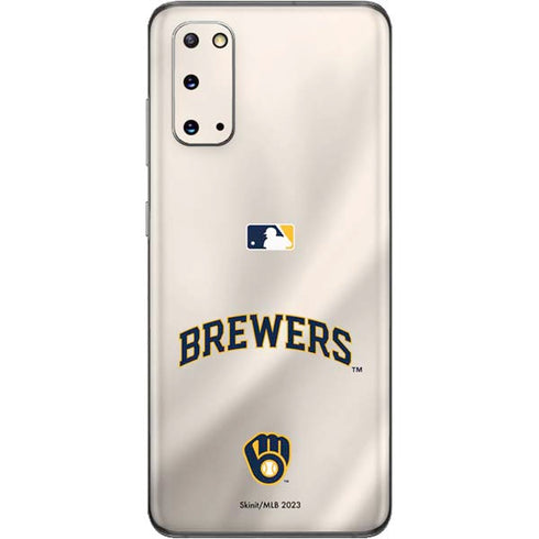 MLB Milwaukee Brewers Home Jersey Galaxy S20 Skin