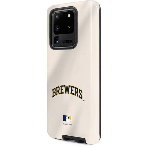 MLB Milwaukee Brewers Home Jersey Galaxy S20 Ultra 5G Pro Case