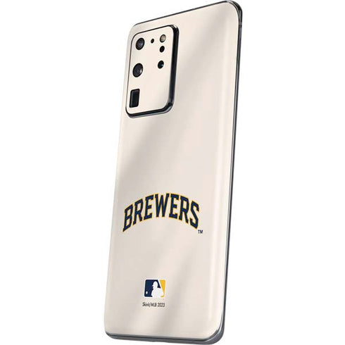 MLB Milwaukee Brewers Home Jersey Galaxy S20 Ultra 5G Skin