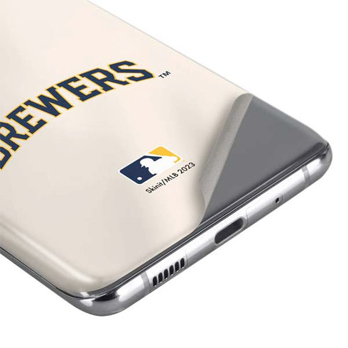 MLB Milwaukee Brewers Home Jersey Galaxy S20 Ultra 5G Skin