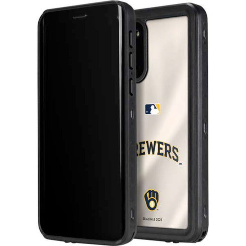MLB Milwaukee Brewers Home Jersey Galaxy S20 Waterproof Case