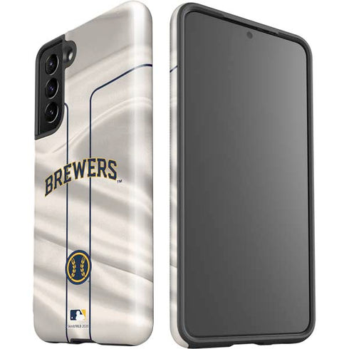 MLB Milwaukee Brewers Home Jersey Galaxy S21 5G Pro Case