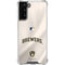 MLB Milwaukee Brewers Home Jersey Galaxy S22 Plus Clear Case