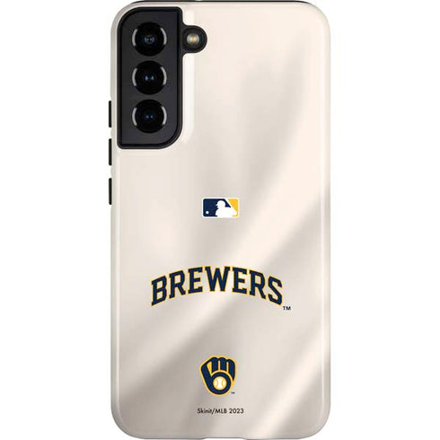 MLB Milwaukee Brewers Home Jersey Galaxy S22 Plus Pro Case