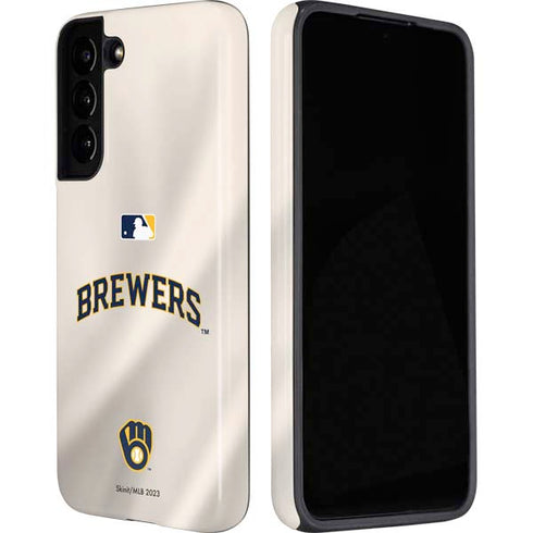MLB Milwaukee Brewers Home Jersey Galaxy S22 Plus Pro Case