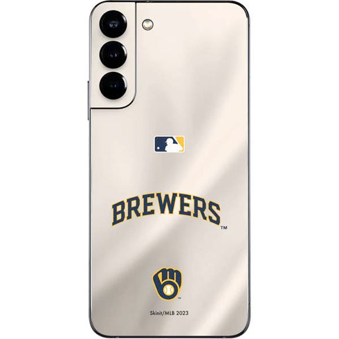 MLB Milwaukee Brewers Home Jersey Galaxy S22 Plus Skin