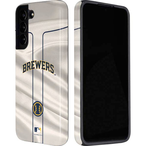 MLB Milwaukee Brewers Home Jersey Galaxy S22 Pro Case